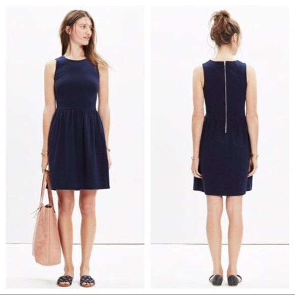 Madewell‎ Afternoon Fit & Flare Dress W/ Pockets XS - Picture 1 of 13